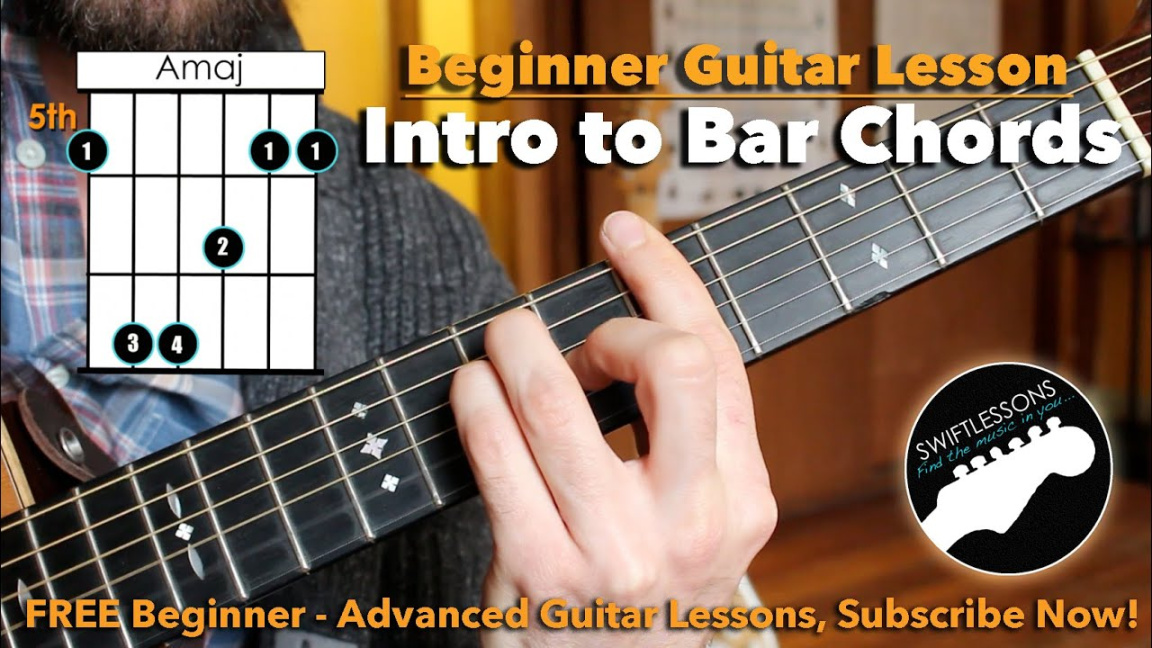 How to REALLY Play Bar Chords - A Beginner Guitar Tutorial How to REALLY Play Bar Chords - A Beginner Guitar Tutorial