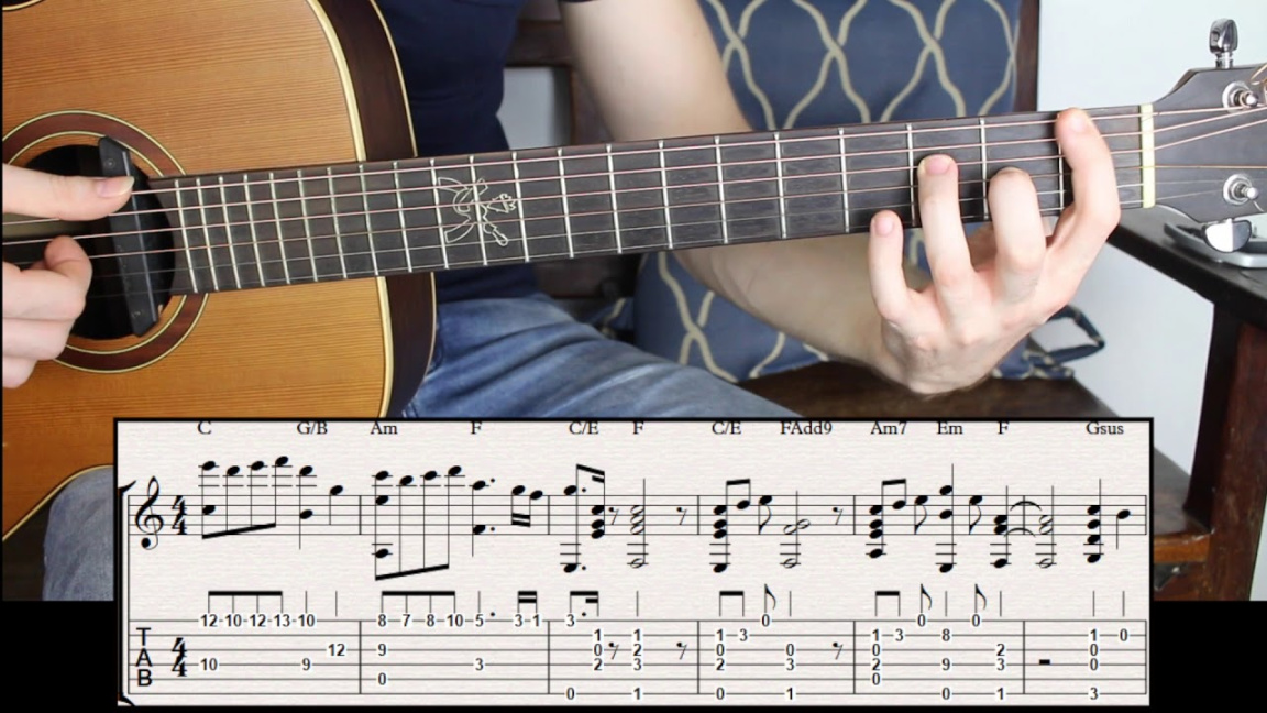 The Most Sentimental Chord Progression in C major I Know Fingerstyle Guitar Lesson The Most Sentimental Chord Progression in C major I Know Fingerstyle Guitar Lesson